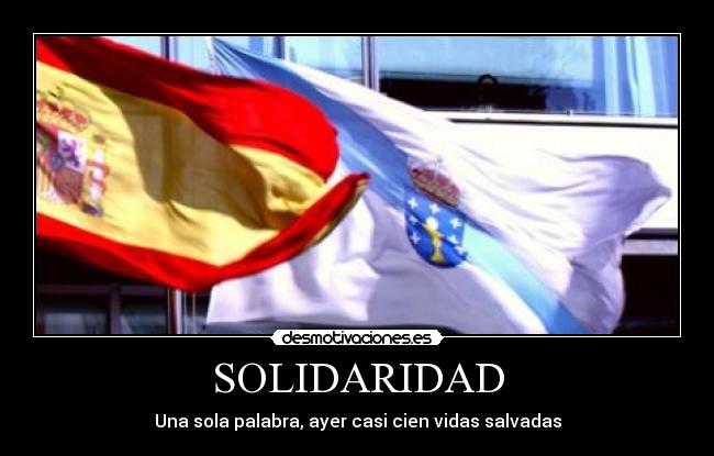 SOLIDARIDAD - Una sola palabra, ayer casi cien vidas salvadas