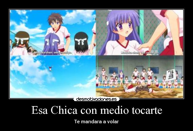 Esa Chica con medio tocarte -