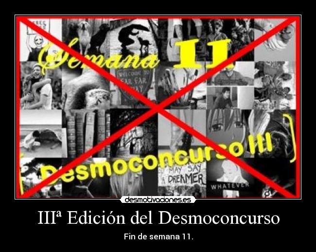 IIIª Edición del Desmoconcurso - Fin de semana 11.