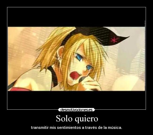 Solo quiero - 