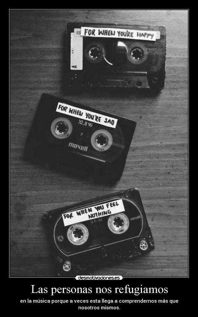 Las personas nos refugiamos -