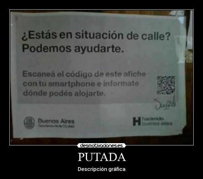 PUTADA - Descripción gráfica