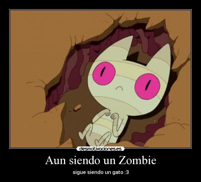 Aun siendo un Zombie - sigue siendo un gato :3