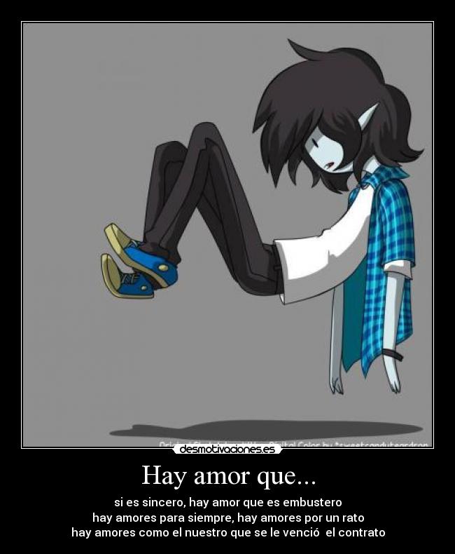 Hay amor que... -