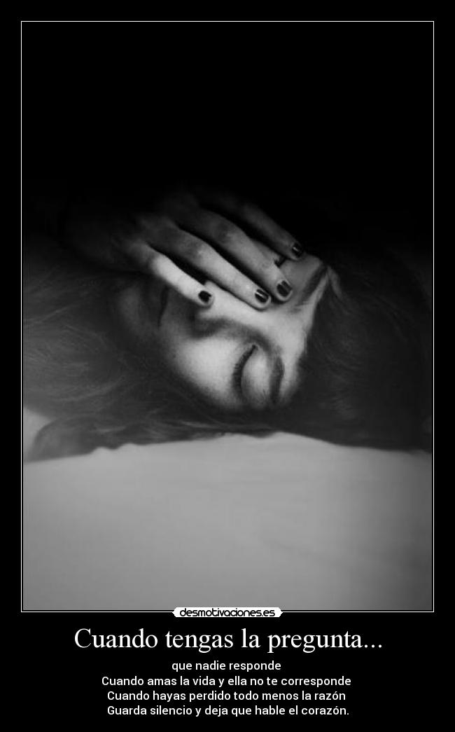 Cuando tengas la pregunta... -