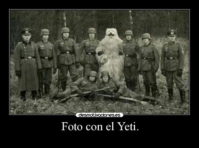 Foto con el Yeti. - 