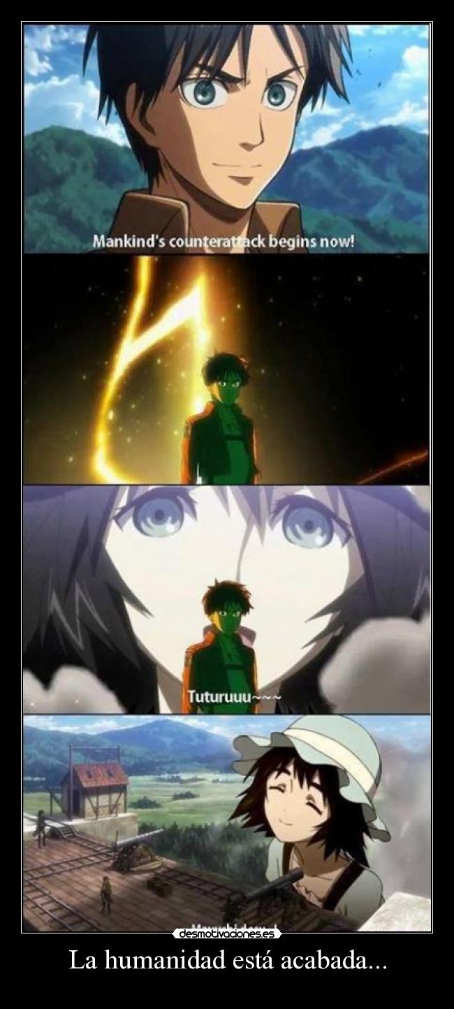 La humanidad está acabada... -