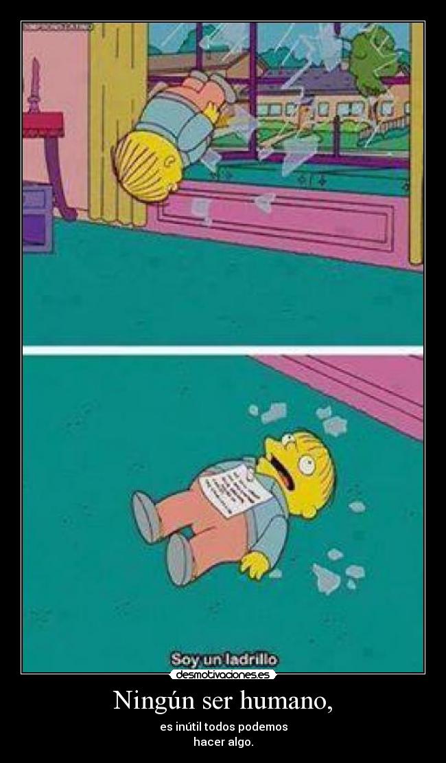 Ningún ser humano, - 