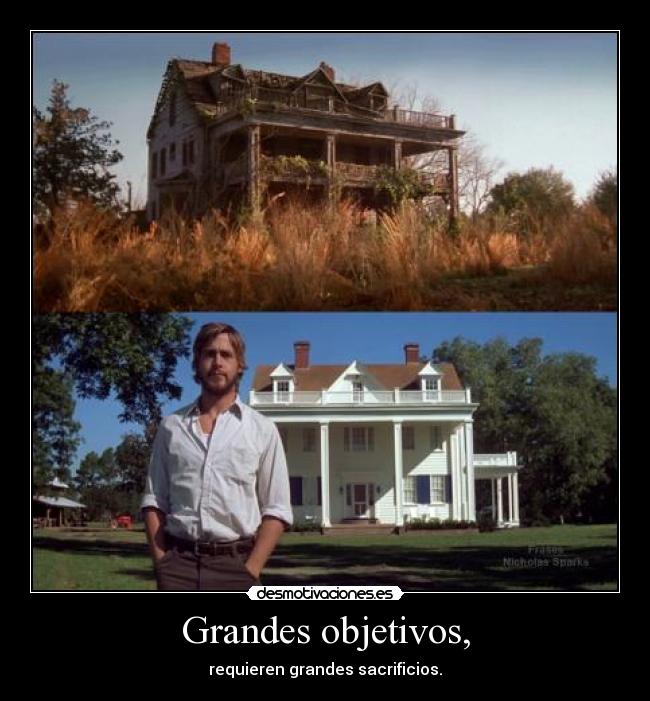 Grandes objetivos, -