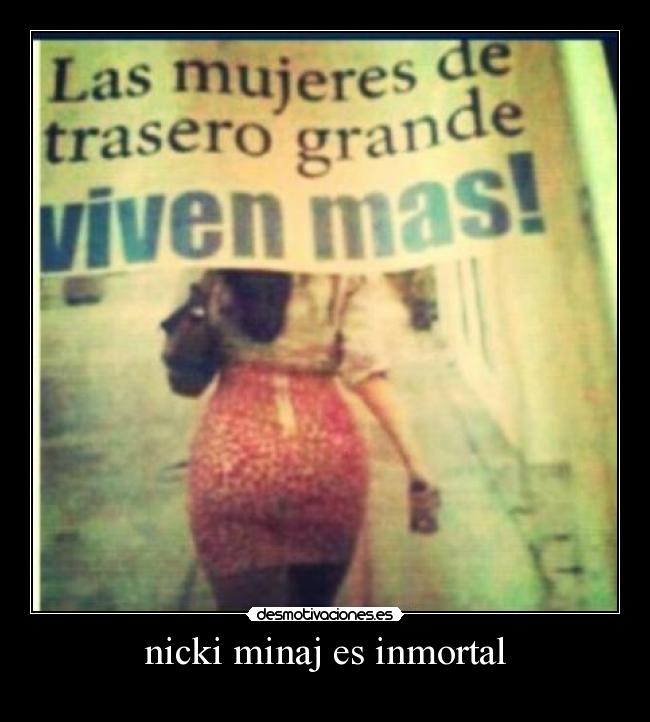 nicki minaj es inmortal -