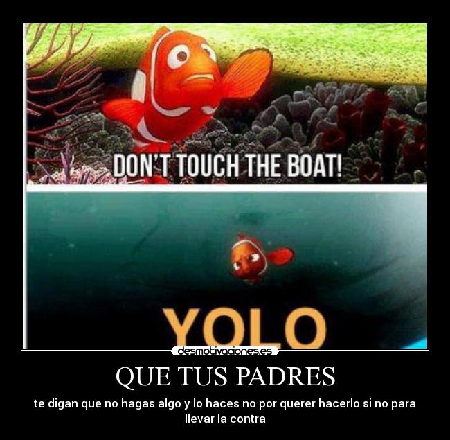 QUE TUS PADRES -