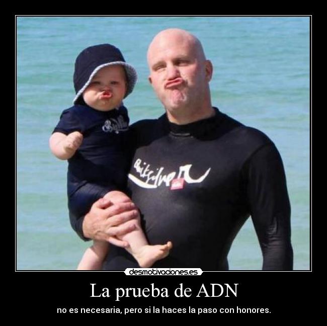 La prueba de ADN -