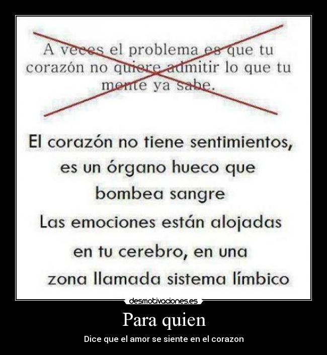Para quien -