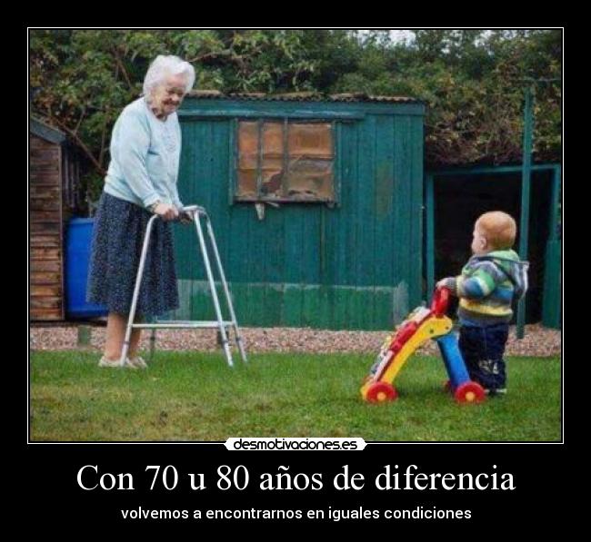 Con 70 u 80 años de diferencia - volvemos a encontrarnos en iguales condiciones