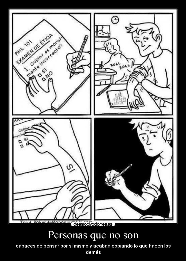 Personas que no son -