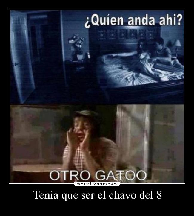 Tenia que ser el chavo del 8 -