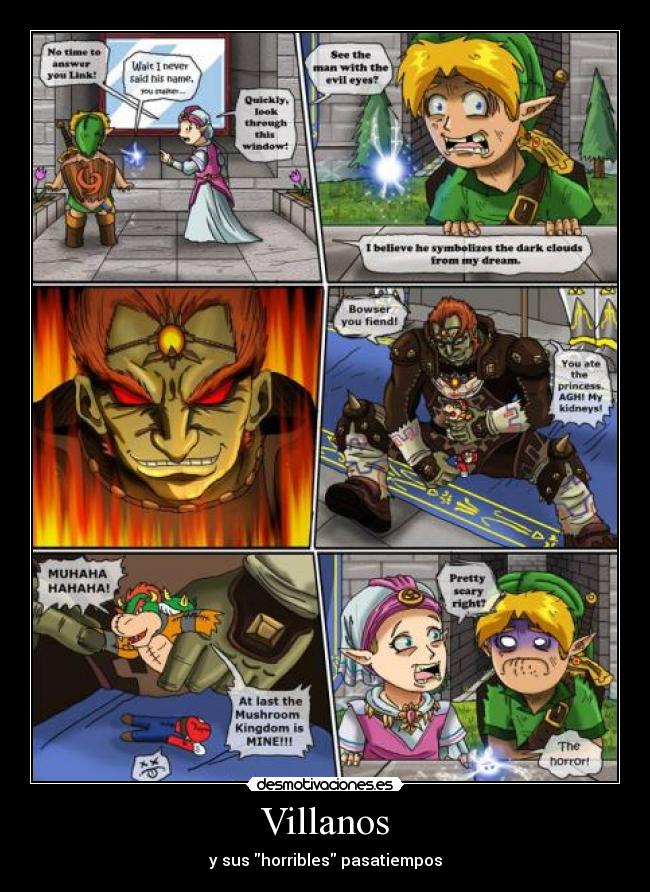 Villanos - y sus horribles pasatiempos