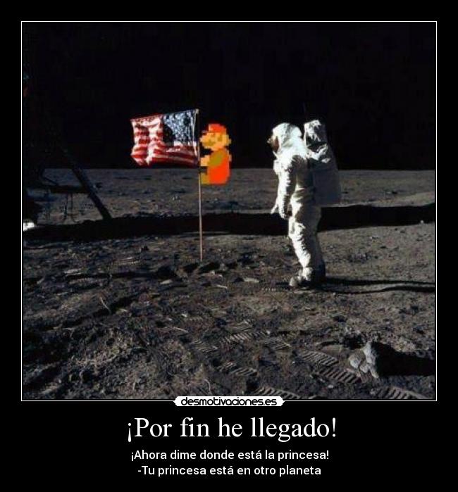 ¡Por fin he llegado! -