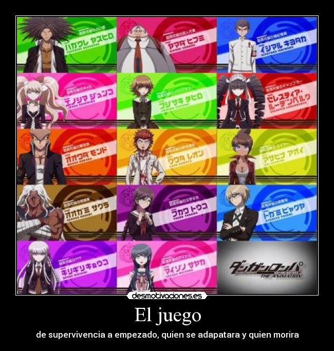 El juego - de supervivencia a empezado, quien se adapatara y quien morira