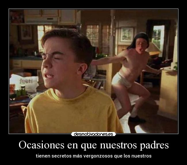 Ocasiones en que nuestros padres -