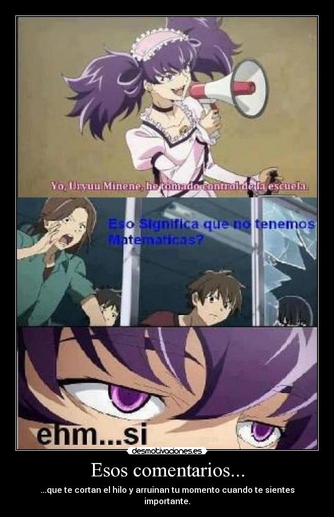 carteles solo chiste vengan tomar mal parecio gracioso anime escuela otaku desmotivaciones