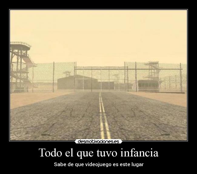 Todo el que tuvo infancia - Sabe de que videojuego es este lugar