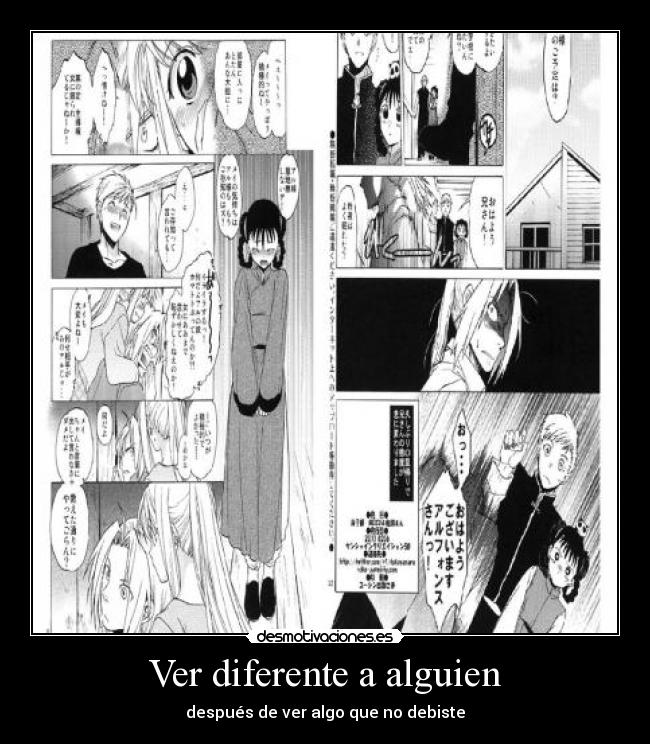 Ver diferente a alguien - después de ver algo que no debiste