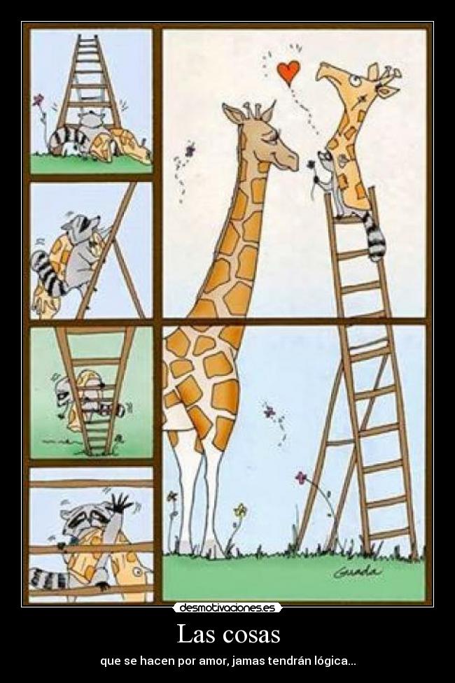Las cosas - que se hacen por amor, jamas tendrán lógica...