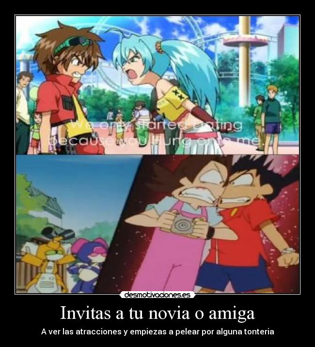 carteles bakugan dan danma kuso runo misaki medabots ikki arika desmotivaciones