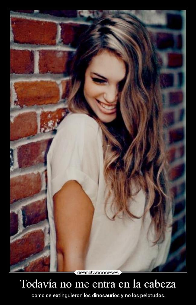 Todavía no me entra en la cabeza - como se extinguieron los dinosaurios y no los pelotudos.