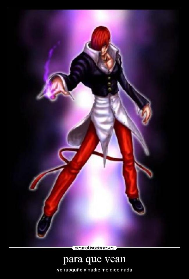 para que vean - yo rasguño y nadie me dice nada