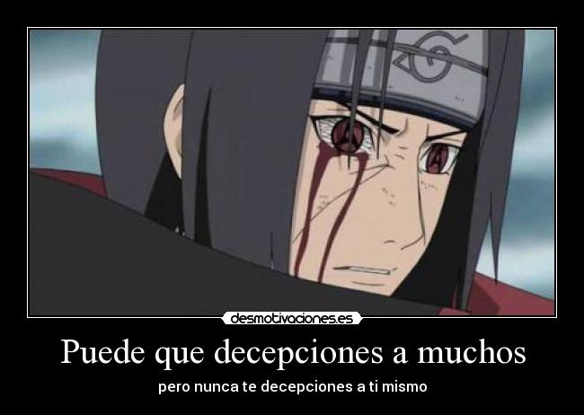 carteles naruto itachi desmotivaciones