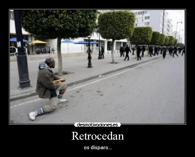 Retrocedan - os disparo...