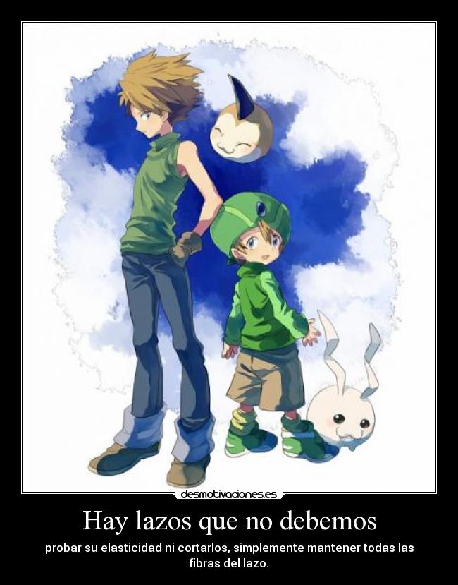 carteles sora digimon adventure desmotivaciones