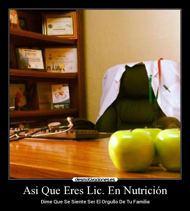 carteles nutriologo desmotivaciones