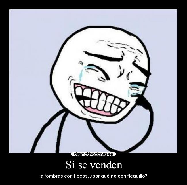 Si se venden - alfombras con flecos, ¿por qué no con flequillo?