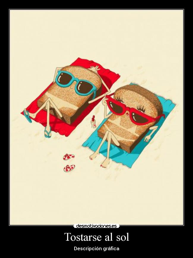 Tostarse al sol -