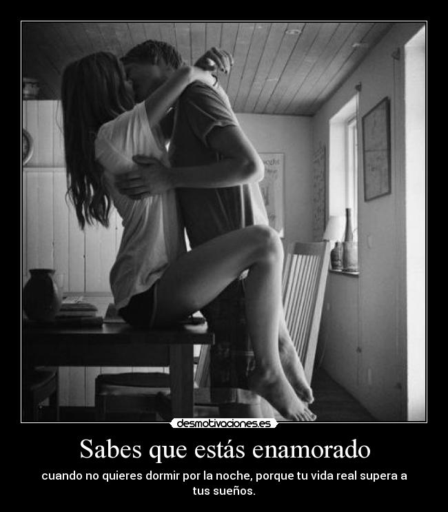 Sabes que estás enamorado - 