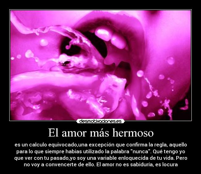 El amor más hermoso - 