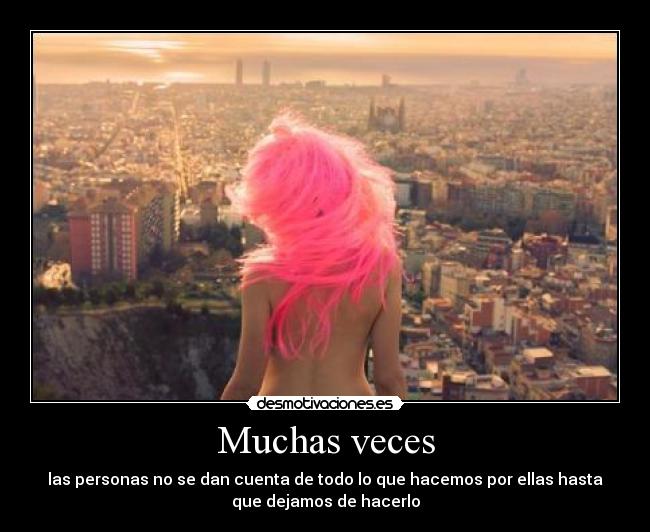 Muchas veces -