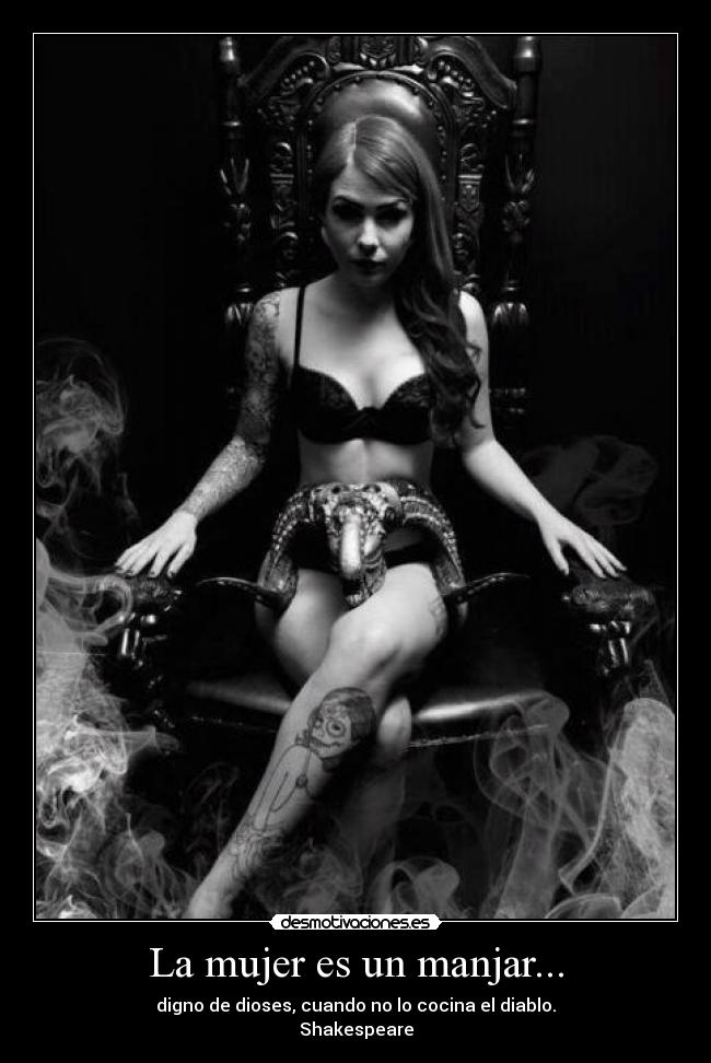 La mujer es un manjar... - 
