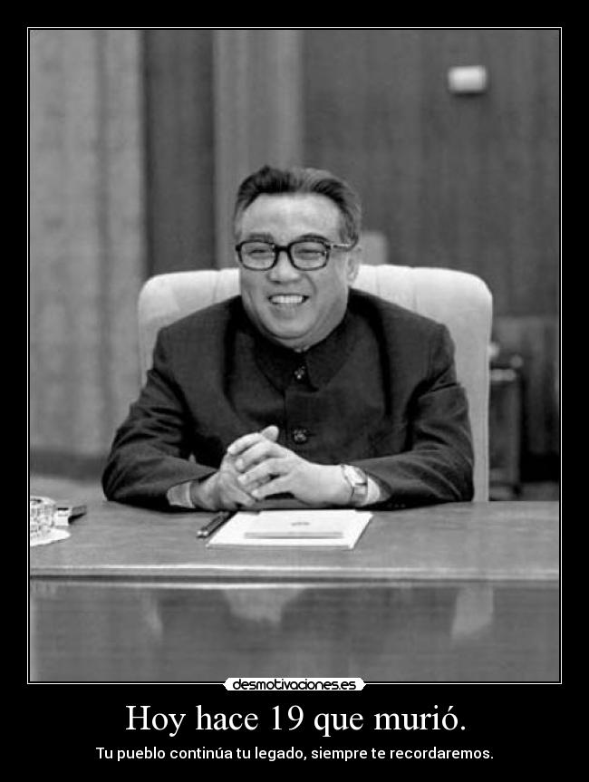 Hoy hace 19 que murió. -