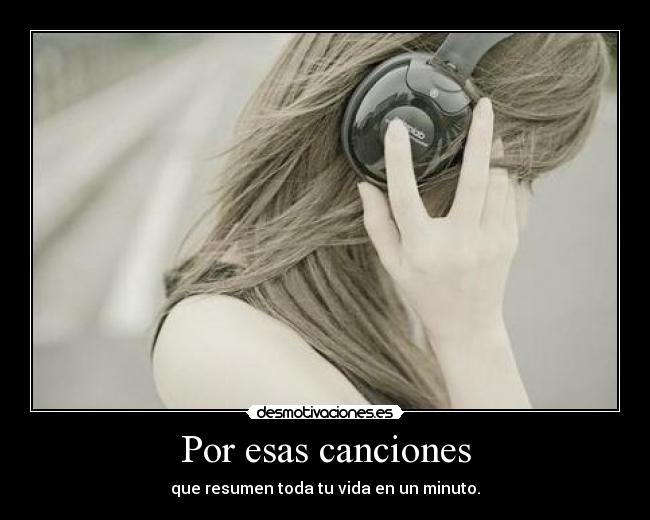 Por esas canciones -