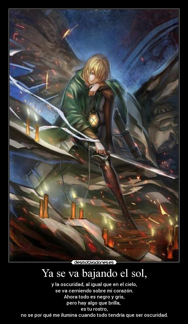 Ya se va bajando el sol, - 