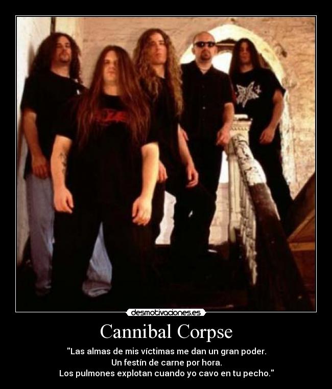 carteles cannibal corpse buried the backyard desmotivaciones