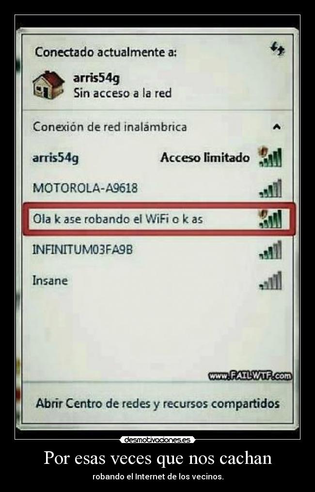 carteles anime otaku internet ola ase devilbrigade wifi robando desmotivaciones