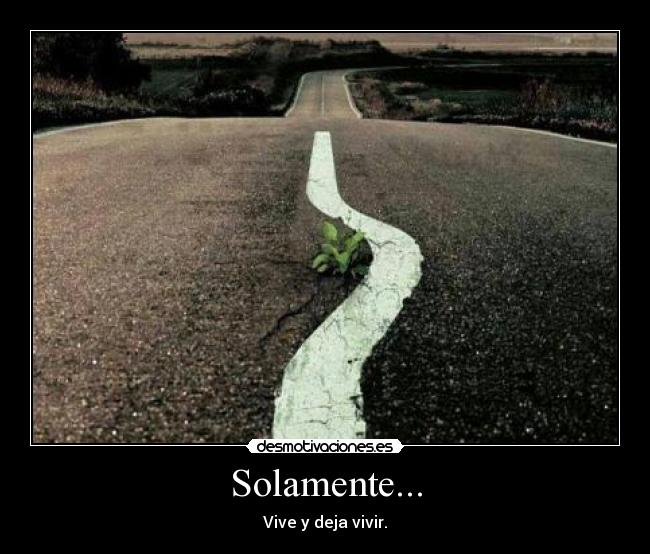 Solamente... -