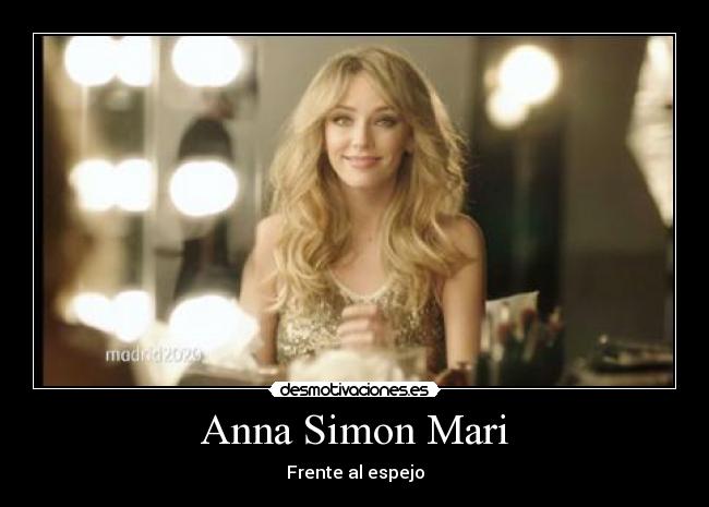 Anna Simon Mari - Frente al espejo