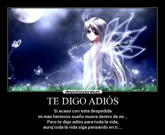 TE DIGO ADIÓS -