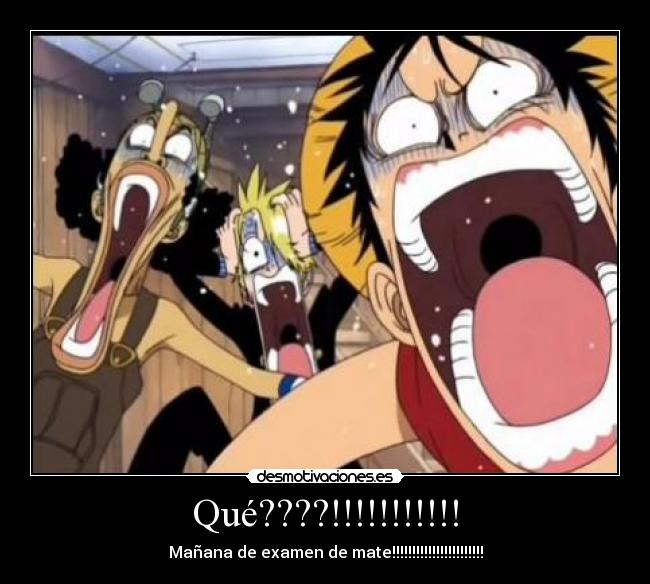 carteles one piece desmotivaciones